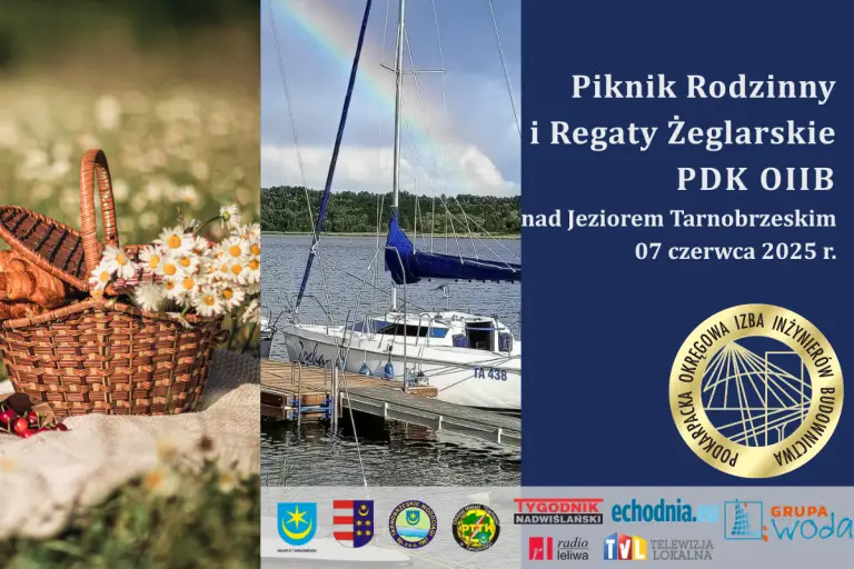 II Regaty Żeglarskie Podkarpackiej Okręgowej Izby Inżynierów Budownictwa na Jeziorze Tarnobrzeskim – 07.06.2025 r.