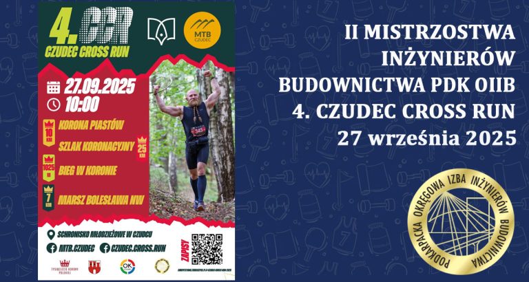 II Mistrzostwa Inżynierów Budownictwa PDK OIIB 4.Czudec Cross Run – 27.09.2025 r.