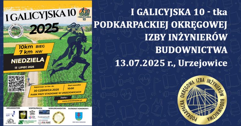 I Galicyjska 10-tka Podkarpackiej Okręgowej Izby Inżynierów Budownictwa – 13.07.2025 r., Urzejowice