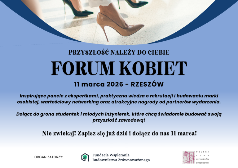Forum Kobiet 2026 – razem budujemy przyszłość branży budowlanej – 11.03.2026 r.