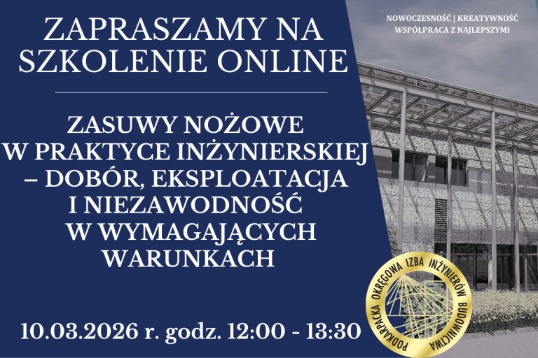 Szkolenie on-line PDK OIIB – 10.03.2026 r.