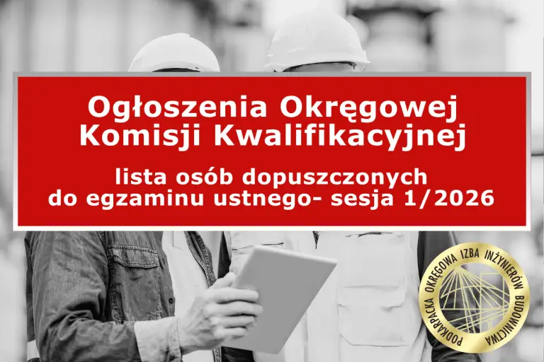 Ogłoszenia OKK – lista osób dopuszczonych do egzaminu ustnego