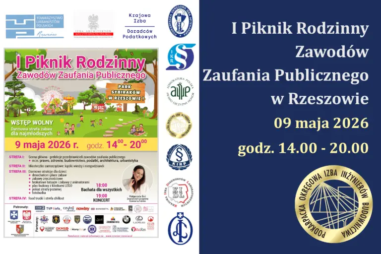 To już w sobotę – I Piknik Rodzinny Zawodów Zaufania Publicznego – 09.05.2026 r.