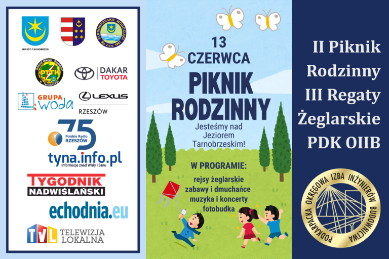 Zaczynamy muzycznie – II Piknik Rodzinny i III Regaty Żeglarskie PDK OIIB na Jeziorze Tarnobrzeskim