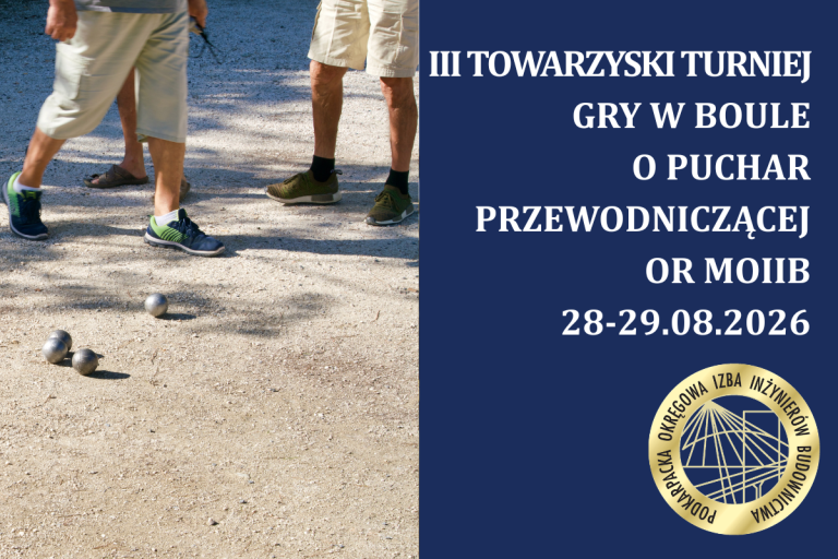 III Towarzyski Turniej Gry w Boule o Puchar Przewodniczącej OR MOIIB – Ciechanów