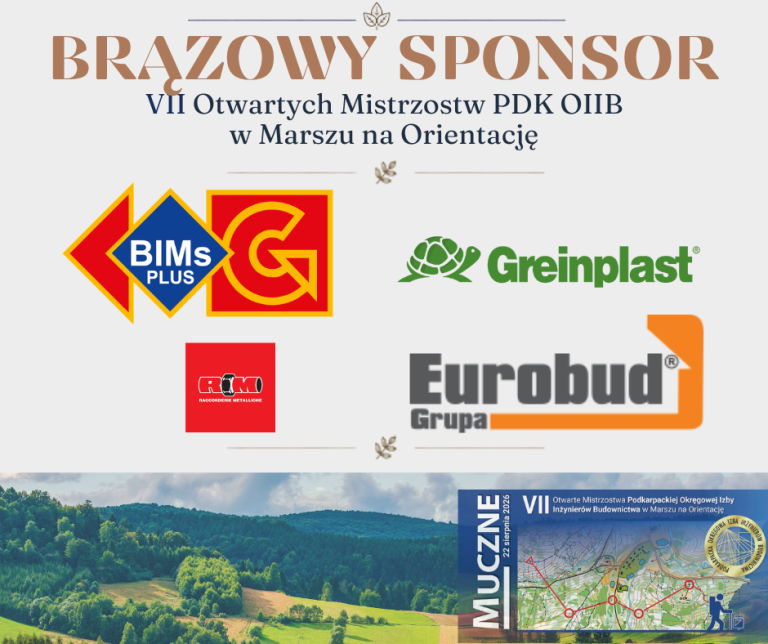 Poznajmy sponsorów: BIMs PLUS, EUROBUD GRUPA, Greinplast, Raccorderie Metalliche