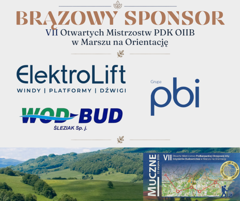 Poznajmy sponsorów: Elektro-Lift, PBI Infrastruktura, WOD-BUD