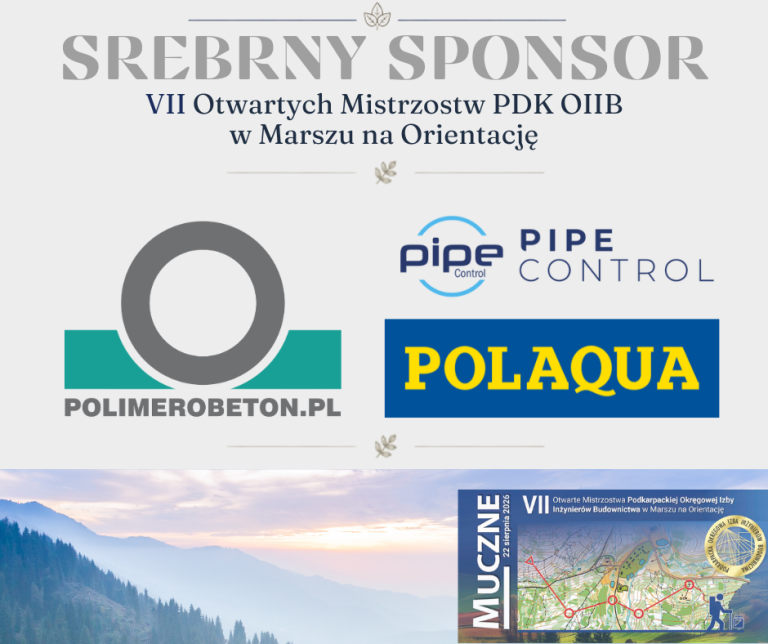 Poznajmy sponsorów: PIPE CONTROL, POLAQUA, POLIMEROBETON.PL