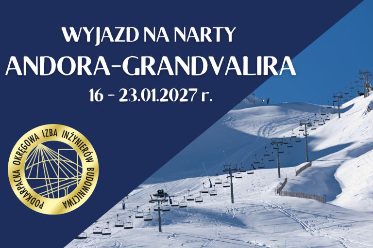Wyjazd na narty – Andora – Grandvalira – 16 – 23.01.2027 r.