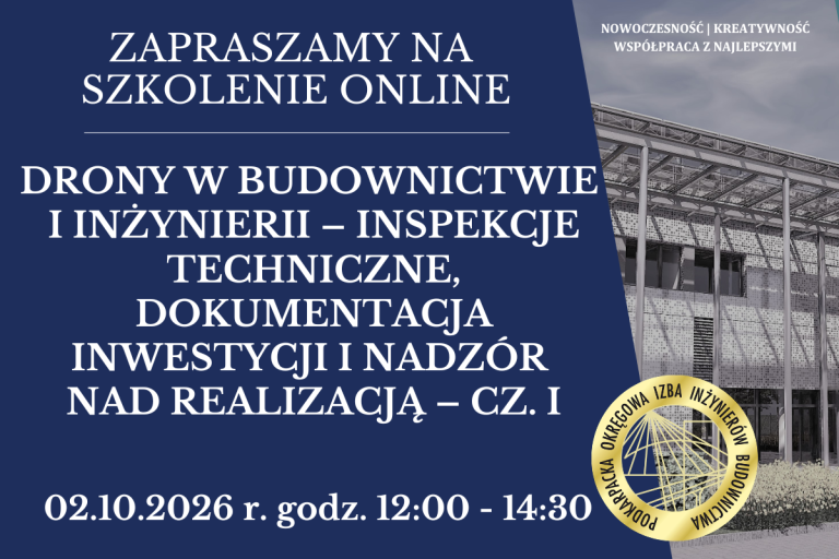 Szkolenie on-line PDK OIIB -02.10.2026 r.