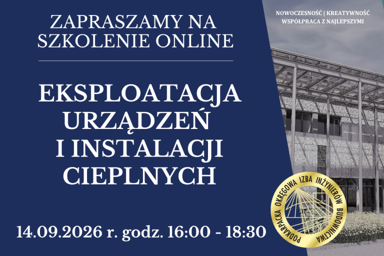 Szkolenie on-line PDK OIIB – 14.09.2026 r.