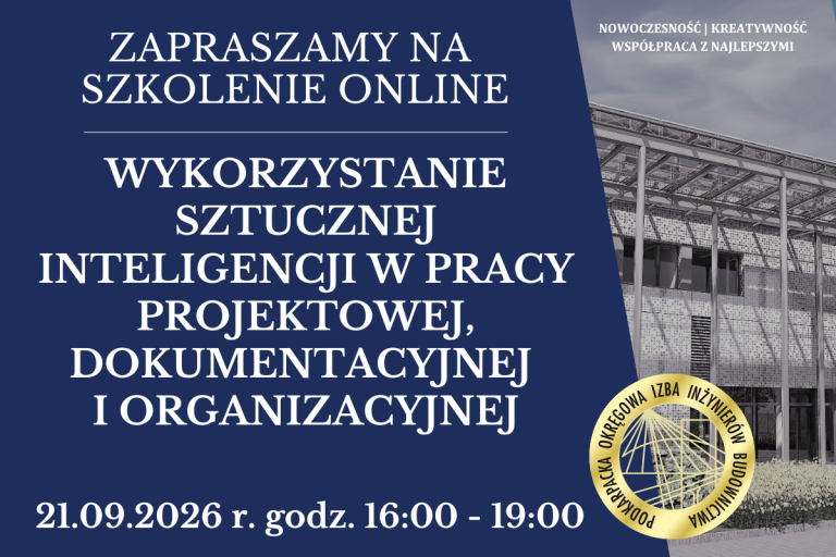 Szkolenie on-line PDK OIIB -21.09.2026 r.