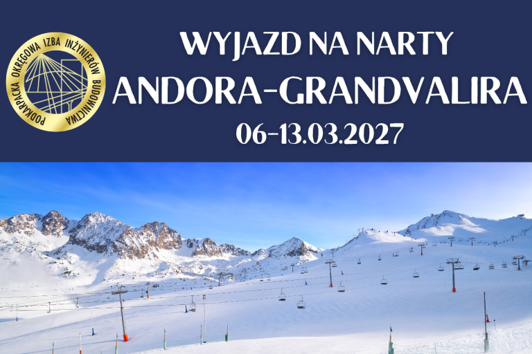 Wyjazd na narty – Andora – Grandvalira – 06-13.03.2027 r.